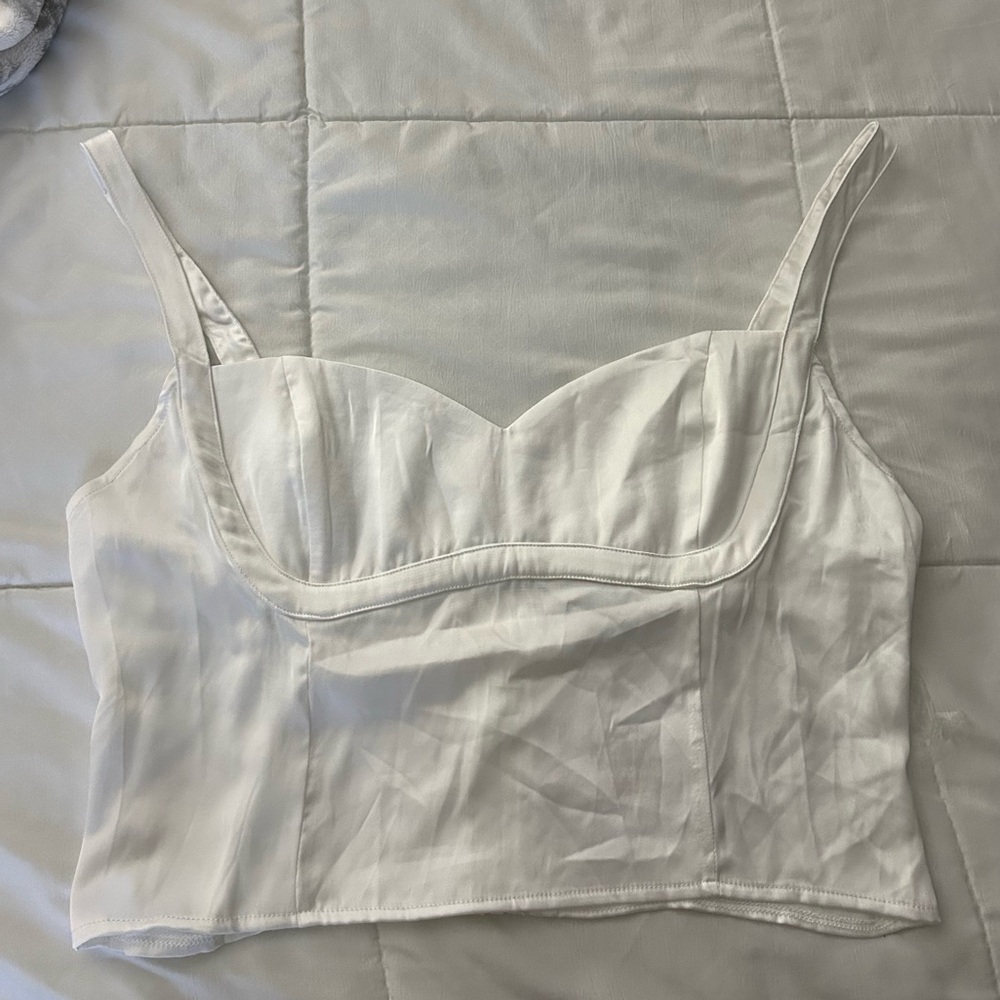 White Princess Polly corset top. Size 12